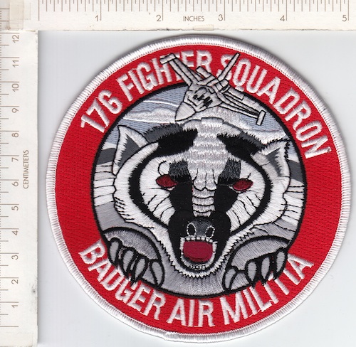 176 Fighter Sq BADGER AIR MILITIA me ns $7.99