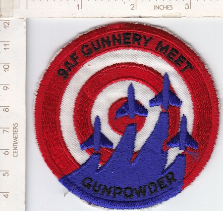 9th Air Force Gunnery Meet GUNPOWDER ce ns $3.00