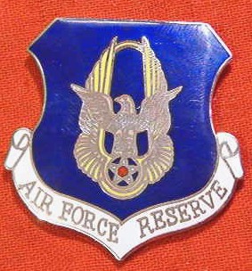 USAF Air Force Reserve badge enamel, cb $10.00