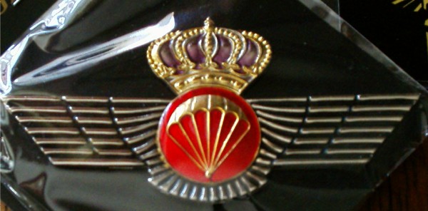 Airborne Wings SPAIN obs w/crown cb $22.00