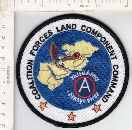 3rd Army Coalition Forces Land Component Cmd me ns $4.50