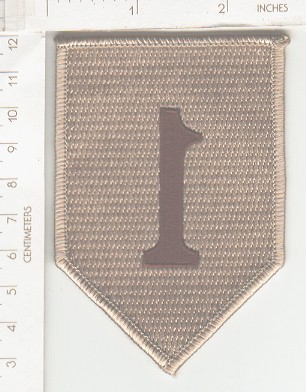 1st Infantry Division desert sub REVERSED ME NS $5.50