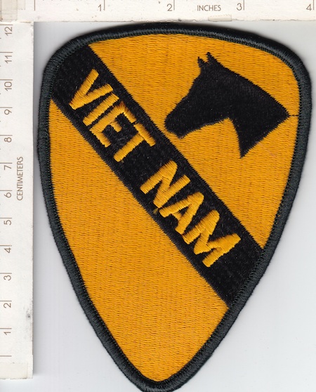 1st Cavalry VIET NAM me ns $6.00