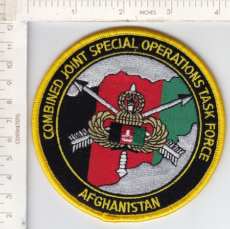 Combined Joint Special Ops Task Frc Afghanistan me ns $5.25