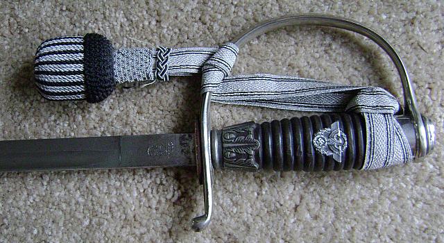 Nazi Police sword,with knot for sale  $1200.00
