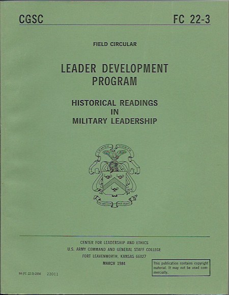 Book FC 22-3 Leadership Development Program  $3.00