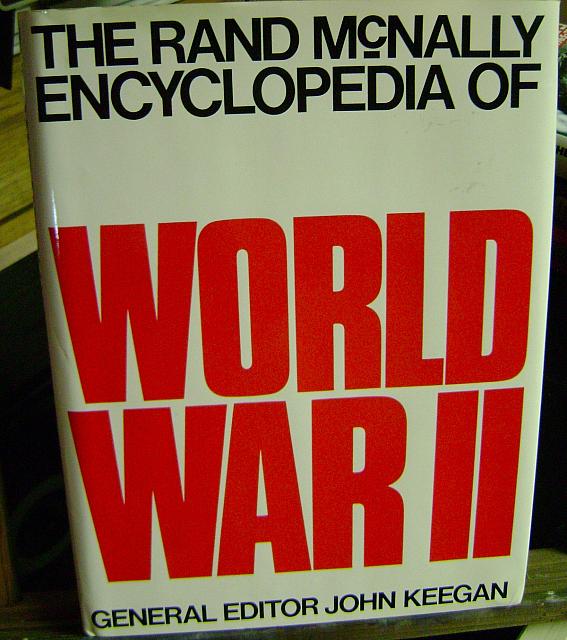 Rand McNally Encyclopedia of WW2 1977 hc dj $40.00