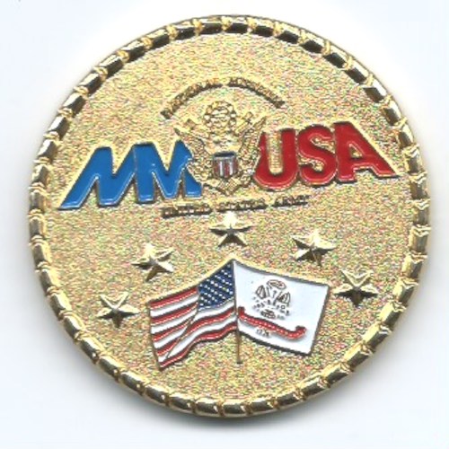 Army Challenge Coin Army Museum (front) $5.00