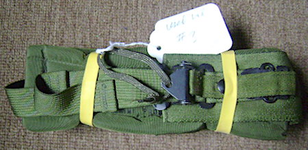 Army Combat pack straps #3 ( L & R) used good $6.00