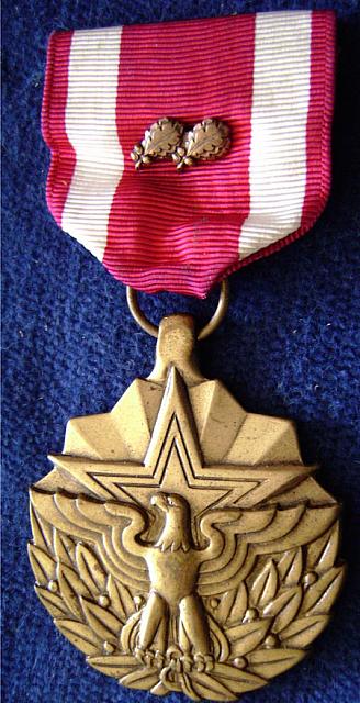 Army Meritorious Service Medal 2 oak leaf clusters pb $25.00