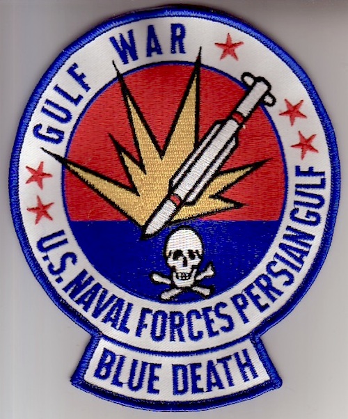 U.S. Naval Forces Persian Gulf GULF WAR-Blue Death me ns $6.00
