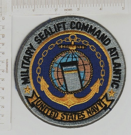 USN Military Sealift Command Atlantic ce ns $$6.00