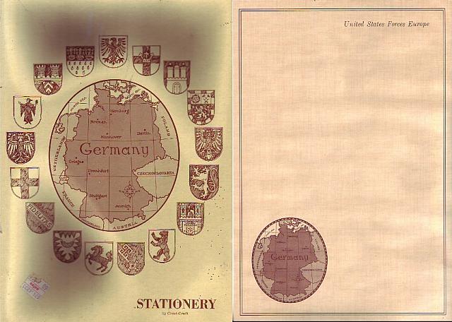 U.S. Army stationery PX item in Germany $7.50