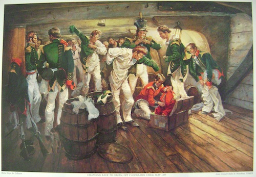 USMC Poster #14-1835 from Marines in the Frigate Navy series