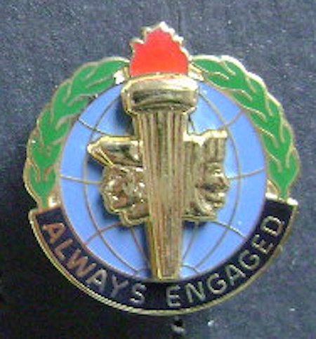 Army Military Intelligence Readiness Cmd. crest sgl $5.00