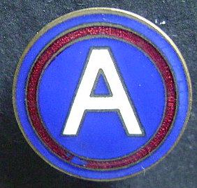 Army WW2 3rd Army pin sgl $5.00