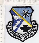 552nd AWAC DIVISION (larger size) ce ns $5.00