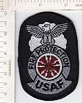Air Force Fire Protection cloth badge me ns $3.00