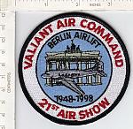 Berlin Airlift 21st Air Show 1948-1998 me ns $3.00