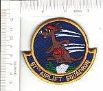 97th Airlift Sq ce on velcro $3.00