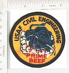 USAF Civil Engineering PRIME BEEF color me ns $3.00