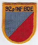 92nd Infantry Bde ce ns  $5.00