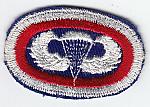 11th  Infantry Div oval w/embroidered wings ce ns (blue) $15.00