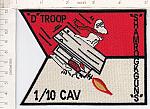 D Troop 1-10 Cav "Snoopy" ce ns $5.00