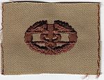 Combat Medical Badge cloth dsrt ns $2.20