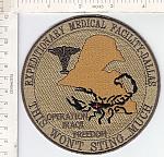 EXPEDITIONARY MED FACILITY DALLAS OIF dsrt ce ns $6.00