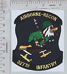 327th Infantry Rgt Airborne Recon ce ns r $4.25