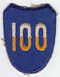 100th Infantry Div ce rfu $6.00