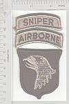 101st Infantry Div desert +airborne+sniper tab me ns $8.00