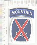 10 Infantry Div with MOUNTAIN tab ME NS $ 5.00
