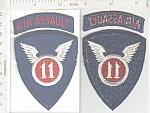 Vietnam era 11th Infantry Div+AIR ASSAULT tab CE NS $18.50