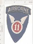 Korea 11th Infantry Div airborne+tab CE  RFU $15.50