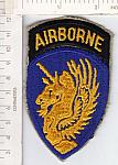 13th Infantry Div Airborne SPC large tab CE NS $15.00
