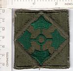 WW2 4th Infantry Div (front) early CE RFU $10.00