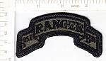 1st Ranger Bn Scroll OD me rfu $2.00