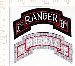 2nd Ranger Bn scroll ce ns R $3.75
