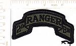2nd Ranger Bn scroll OD me ns $3.75