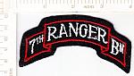 7th Ranger Bn scroll ce ns R $3.75