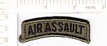 Army Air Assault tab obsolete Subdued me,ns, $2.50