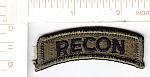 Army Recon tab obsolete subdued me ns $3.50