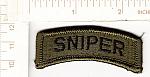 Army Sniper tab obsolete subdued me ns $3.00