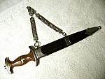 NSKK Chained PRESENTATION dagger  for sale $6500.00