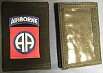 Wallet with 82nd Airborne Div insignia $5.99