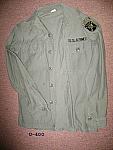 Army OD fatigue shirt (U-400) circa 1969 SWC patch $ 12.00