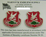 Army DUI crests 101st ID 4th Bn STB pair $ 8.00