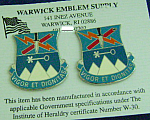Army DUI crests 2nd Bde 10th ID STB pair $6.50